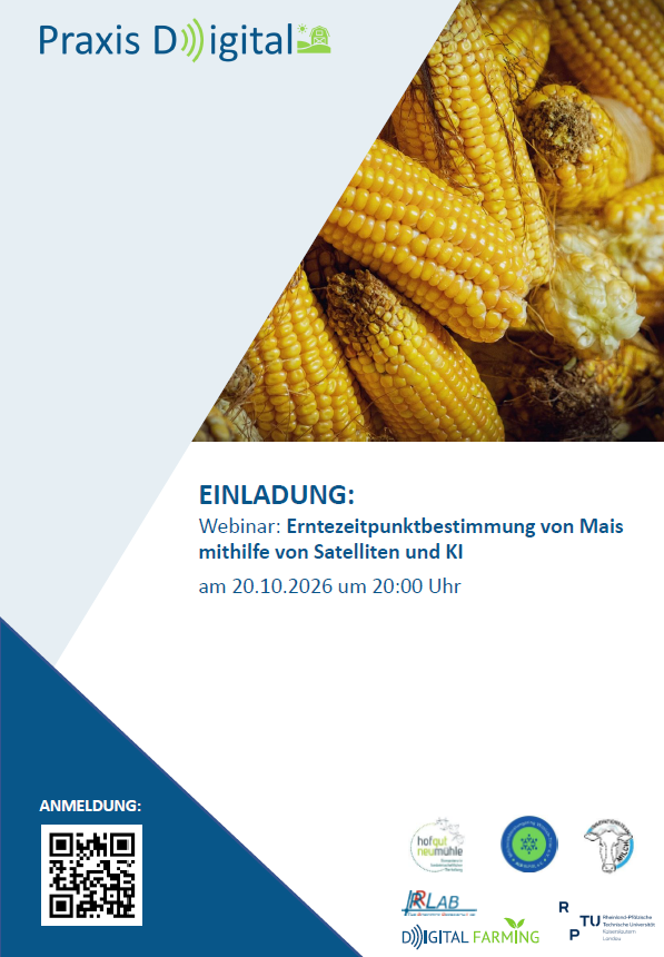 Webinar: Praxis-Digital – Bestimmung der Erntereife bei Mais